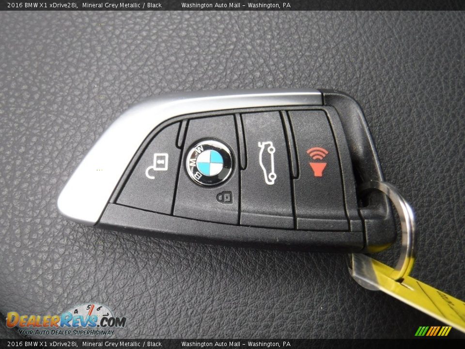 2016 BMW X1 xDrive28i Mineral Grey Metallic / Black Photo #28