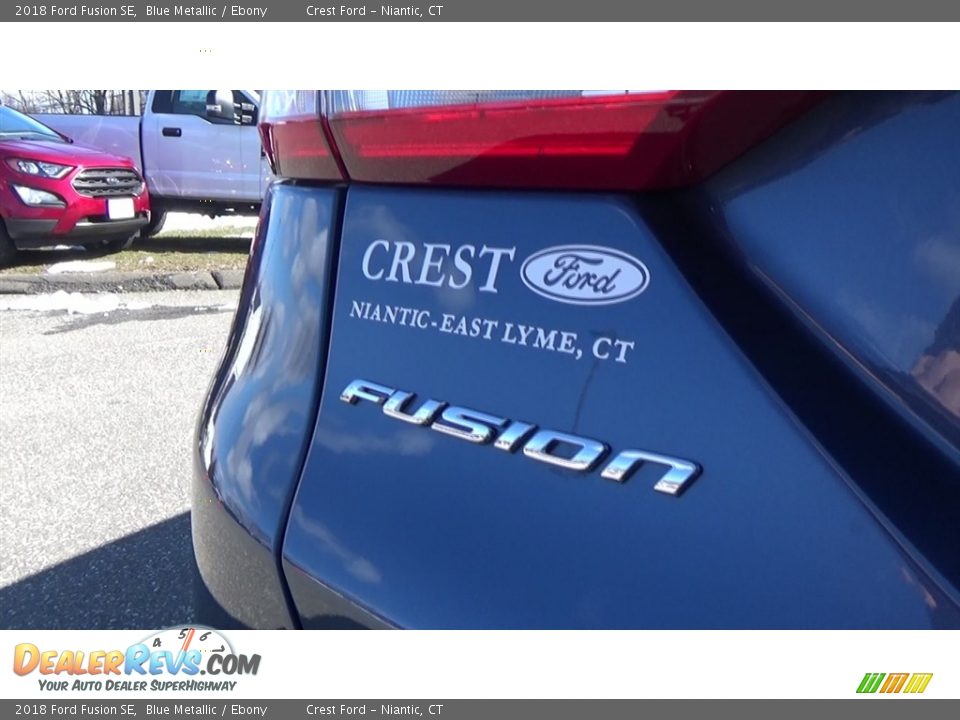 2018 Ford Fusion SE Blue Metallic / Ebony Photo #10