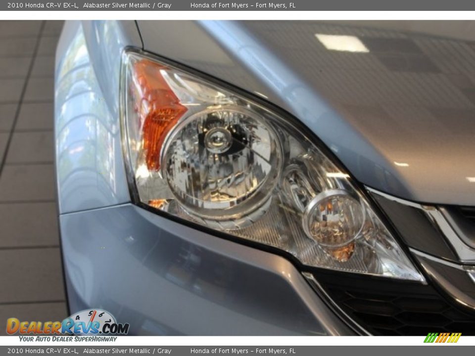 2010 Honda CR-V EX-L Alabaster Silver Metallic / Gray Photo #6