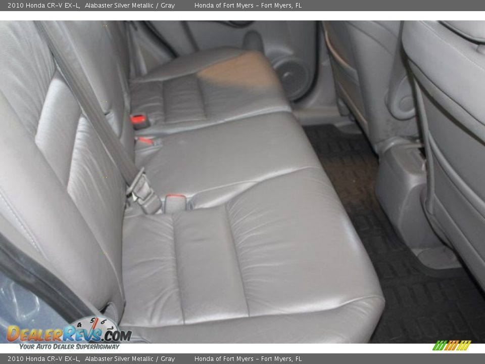 2010 Honda CR-V EX-L Alabaster Silver Metallic / Gray Photo #36
