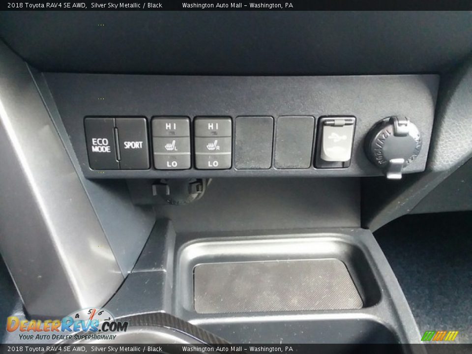 2018 Toyota RAV4 SE AWD Silver Sky Metallic / Black Photo #18