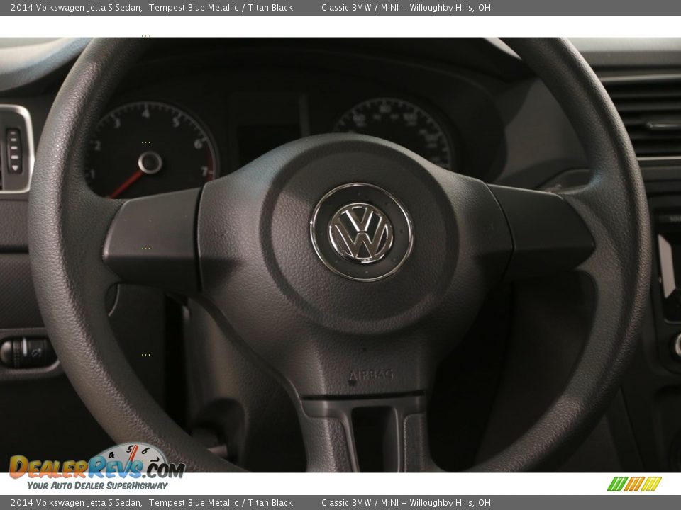2014 Volkswagen Jetta S Sedan Tempest Blue Metallic / Titan Black Photo #6