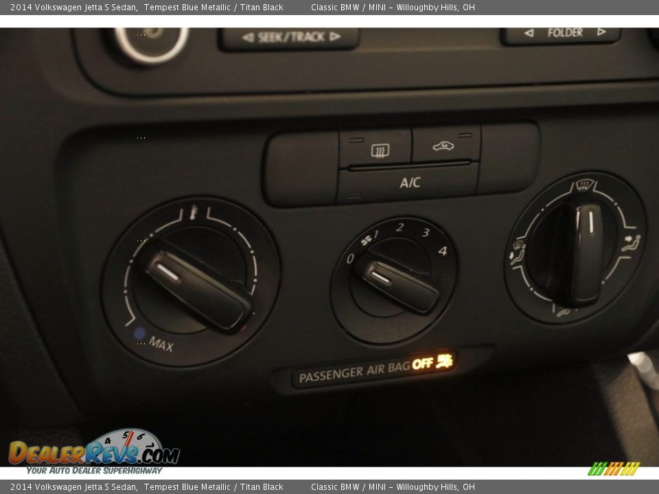 2014 Volkswagen Jetta S Sedan Tempest Blue Metallic / Titan Black Photo #9