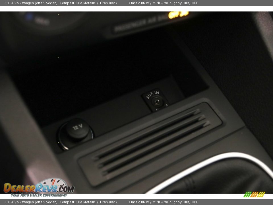 2014 Volkswagen Jetta S Sedan Tempest Blue Metallic / Titan Black Photo #10