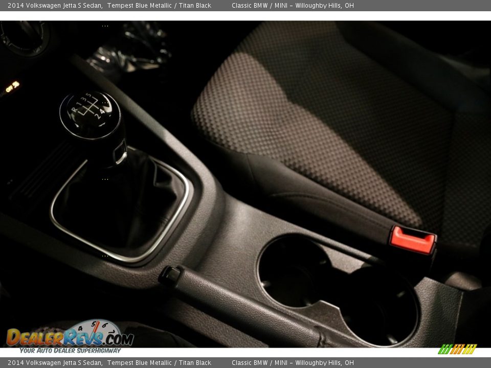 2014 Volkswagen Jetta S Sedan Tempest Blue Metallic / Titan Black Photo #11