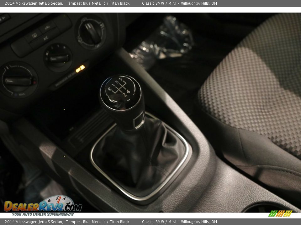 2014 Volkswagen Jetta S Sedan Tempest Blue Metallic / Titan Black Photo #12