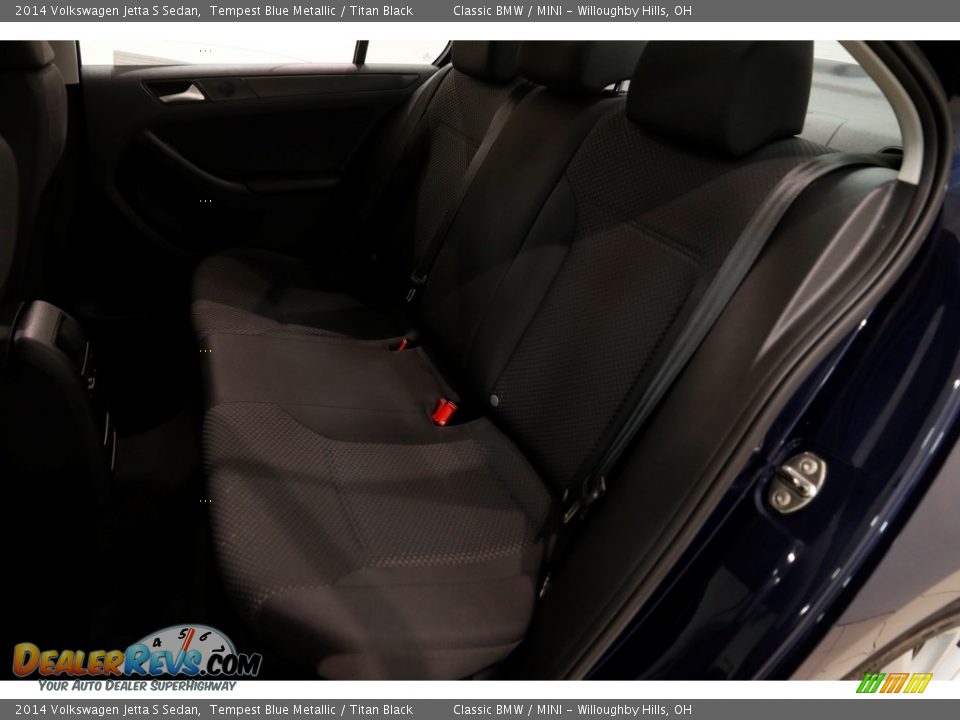 2014 Volkswagen Jetta S Sedan Tempest Blue Metallic / Titan Black Photo #15