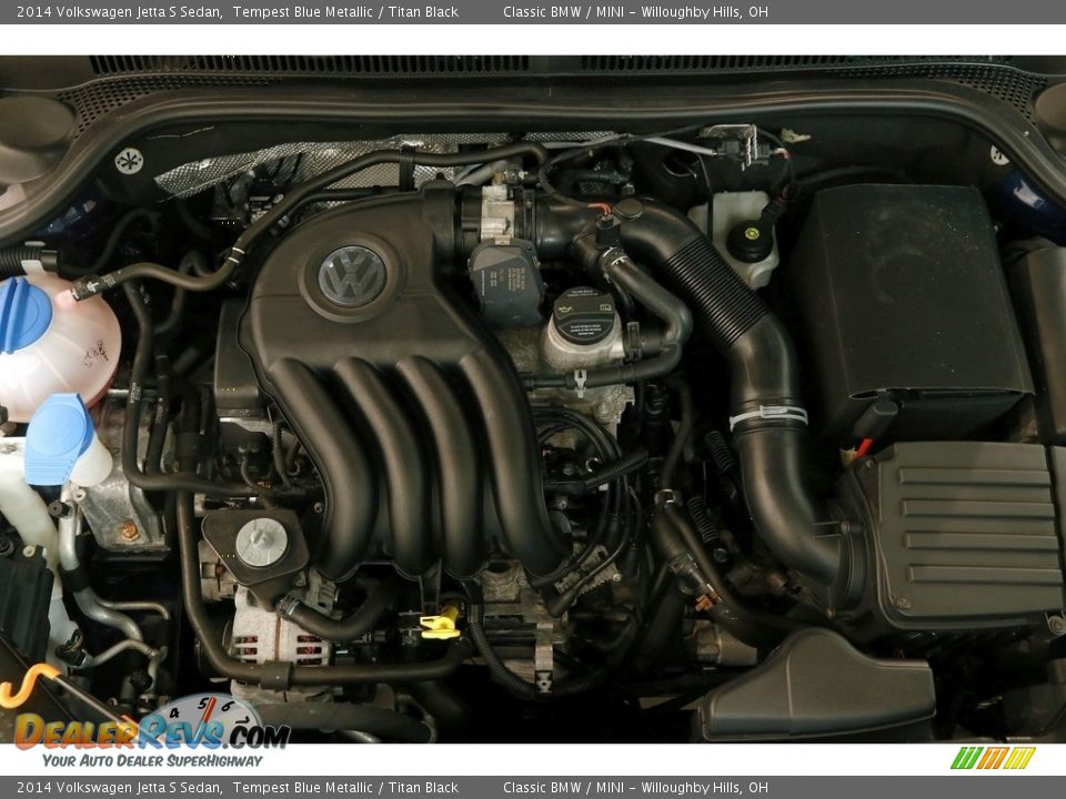2014 Volkswagen Jetta S Sedan Tempest Blue Metallic / Titan Black Photo #17