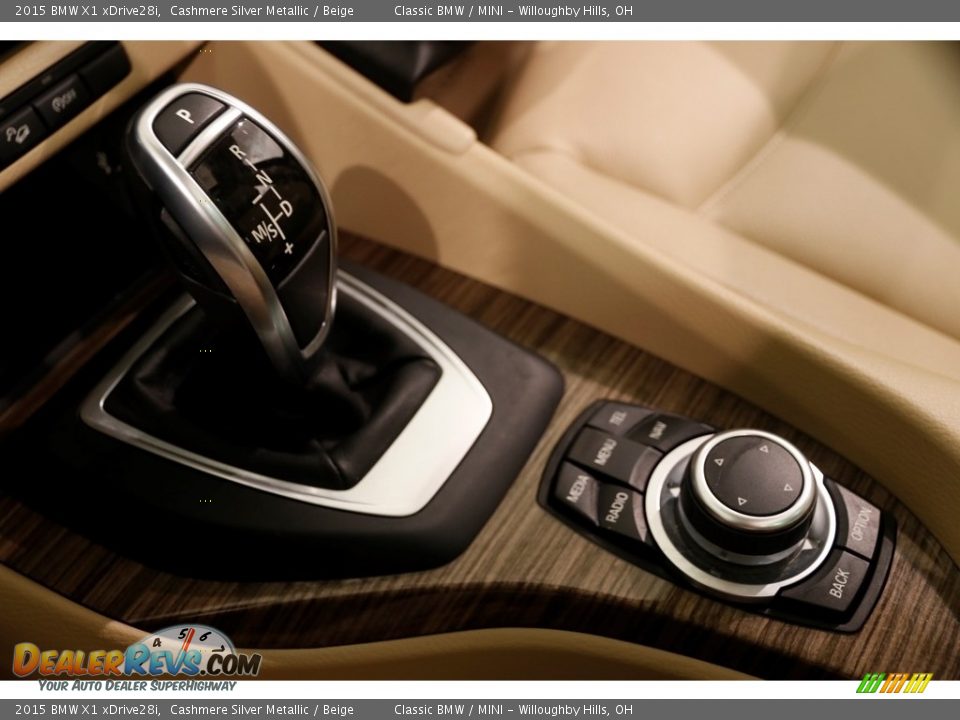 2015 BMW X1 xDrive28i Cashmere Silver Metallic / Beige Photo #15