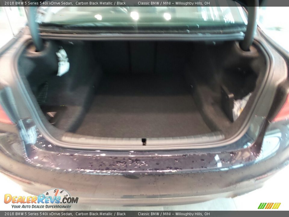 2018 BMW 5 Series 540i xDrive Sedan Carbon Black Metallic / Black Photo #7