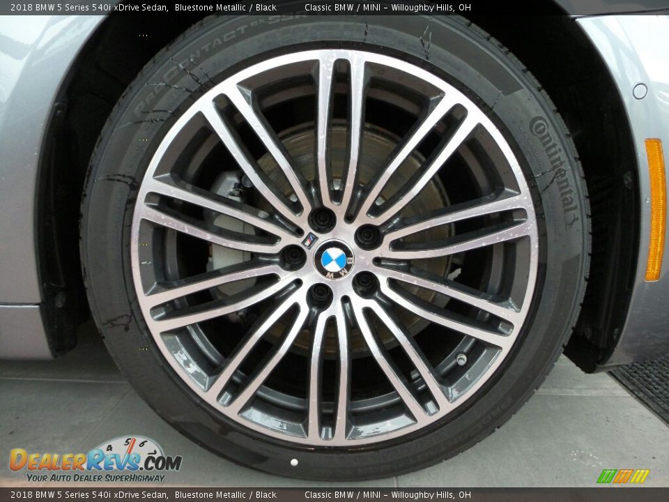 2018 BMW 5 Series 540i xDrive Sedan Bluestone Metallic / Black Photo #5