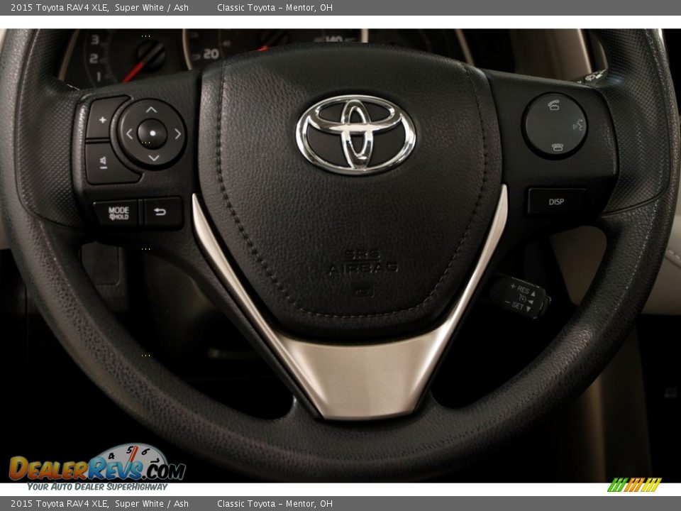 2015 Toyota RAV4 XLE Super White / Ash Photo #6