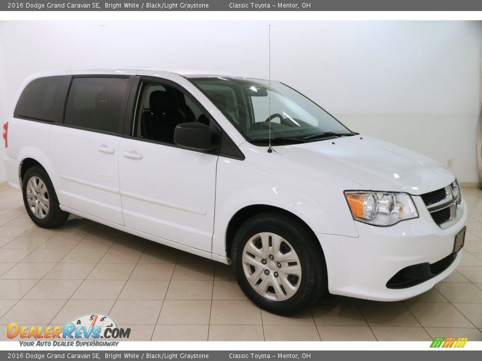 2016 Dodge Grand Caravan SE Bright White / Black/Light Graystone Photo #1