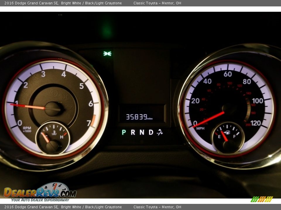 2016 Dodge Grand Caravan SE Bright White / Black/Light Graystone Photo #7
