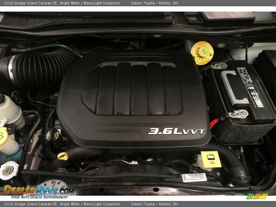 2016 Dodge Grand Caravan SE Bright White / Black/Light Graystone Photo #19