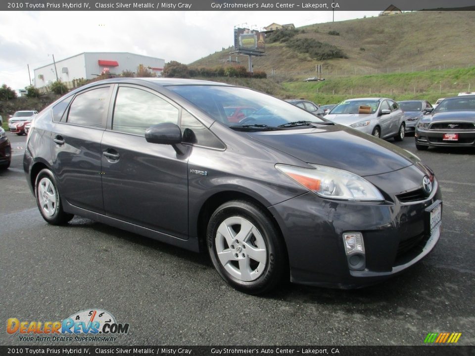 2010 Toyota Prius Hybrid IV Classic Silver Metallic / Misty Gray Photo #1