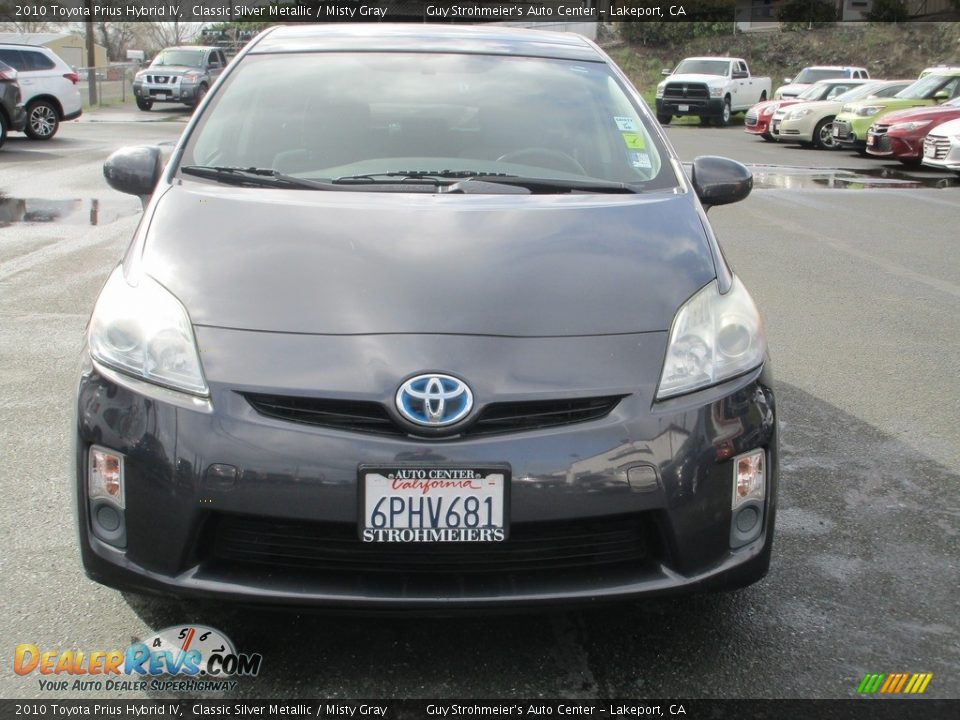 2010 Toyota Prius Hybrid IV Classic Silver Metallic / Misty Gray Photo #2