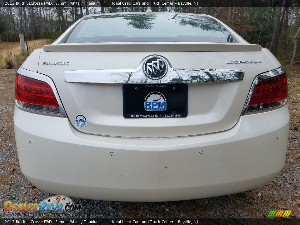 2013 Buick LaCrosse FWD Summit White / Titanium Photo #4