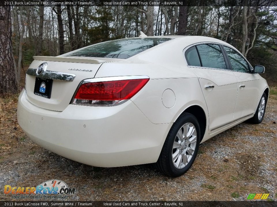 2013 Buick LaCrosse FWD Summit White / Titanium Photo #5