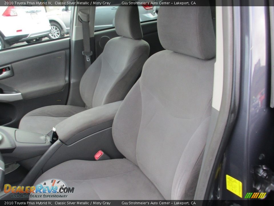2010 Toyota Prius Hybrid IV Classic Silver Metallic / Misty Gray Photo #8