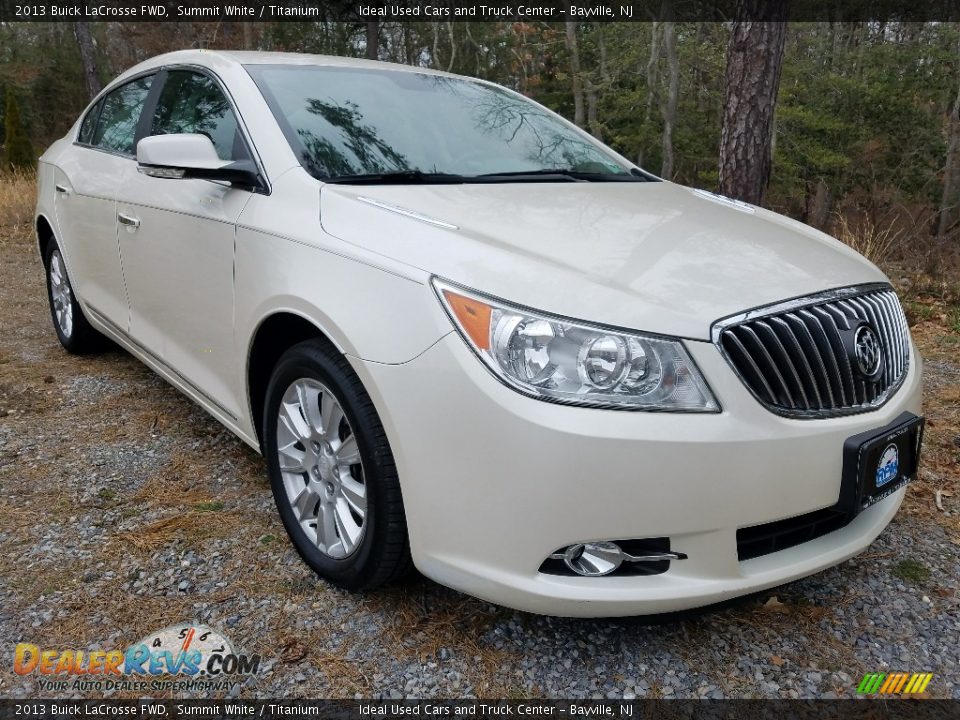 2013 Buick LaCrosse FWD Summit White / Titanium Photo #7