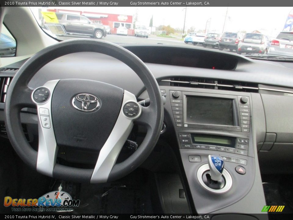 2010 Toyota Prius Hybrid IV Classic Silver Metallic / Misty Gray Photo #10