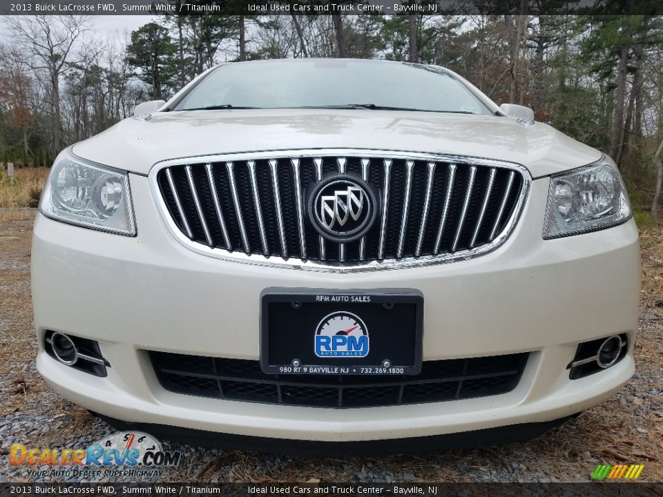 2013 Buick LaCrosse FWD Summit White / Titanium Photo #8