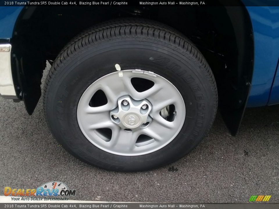 2018 Toyota Tundra SR5 Double Cab 4x4 Blazing Blue Pearl / Graphite Photo #6
