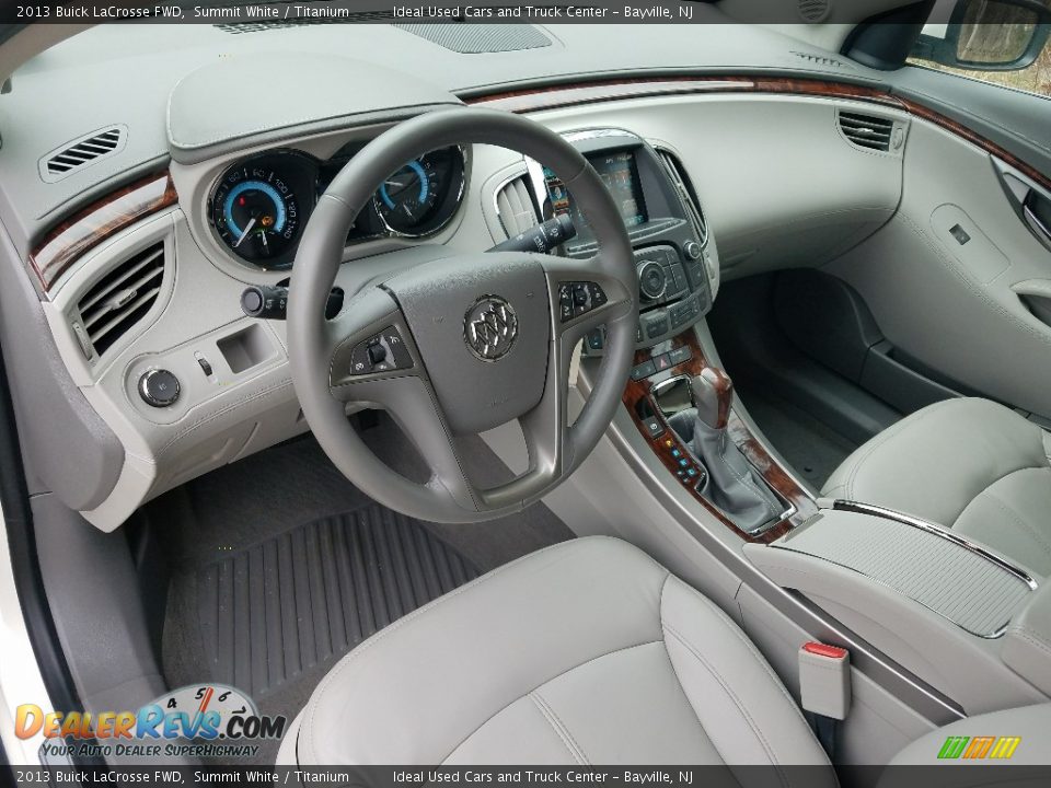 2013 Buick LaCrosse FWD Summit White / Titanium Photo #13