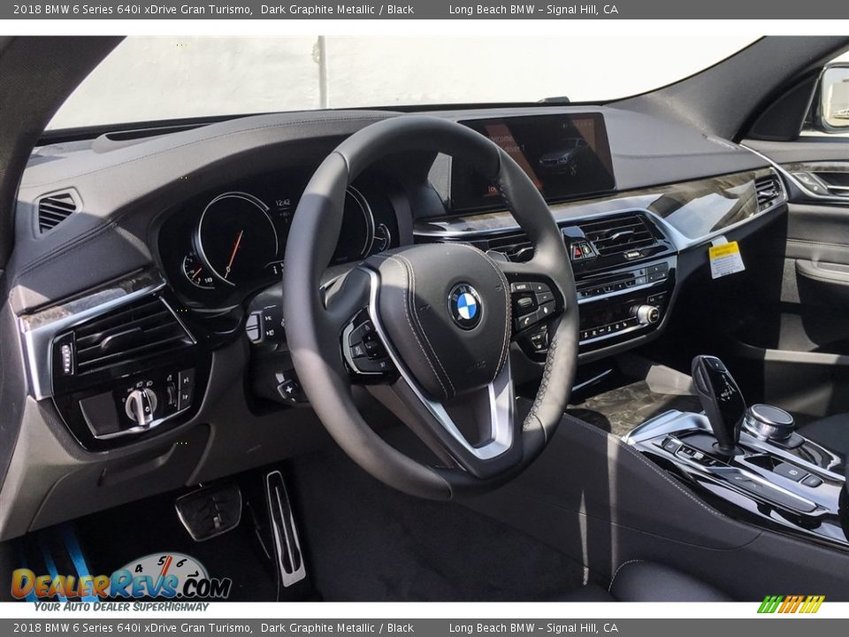 2018 BMW 6 Series 640i xDrive Gran Turismo Dark Graphite Metallic / Black Photo #5