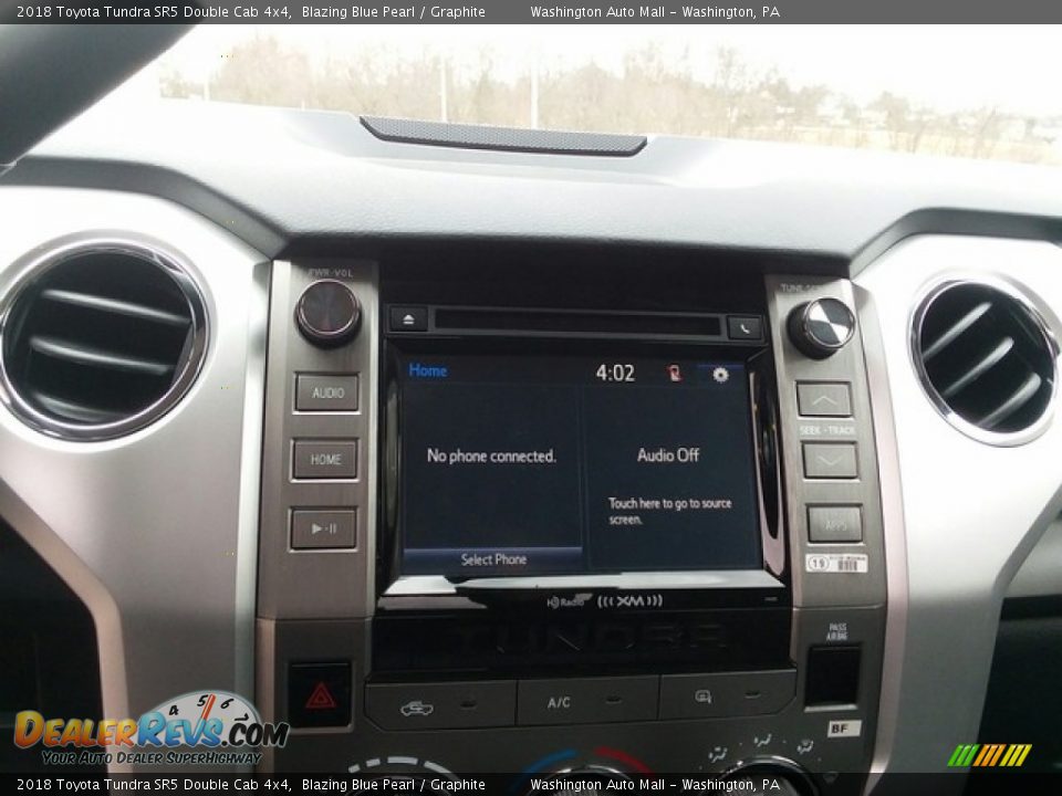 2018 Toyota Tundra SR5 Double Cab 4x4 Blazing Blue Pearl / Graphite Photo #12