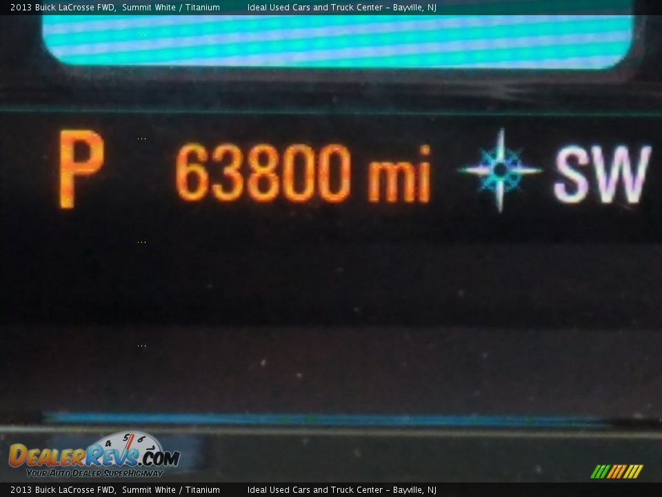 2013 Buick LaCrosse FWD Summit White / Titanium Photo #17