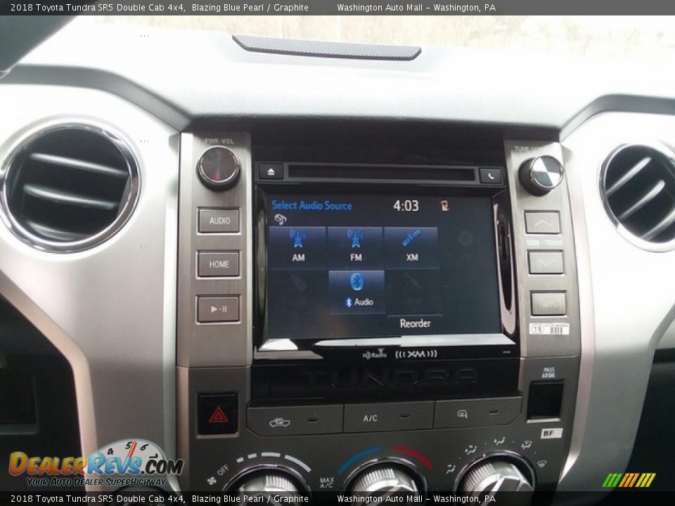2018 Toyota Tundra SR5 Double Cab 4x4 Blazing Blue Pearl / Graphite Photo #13