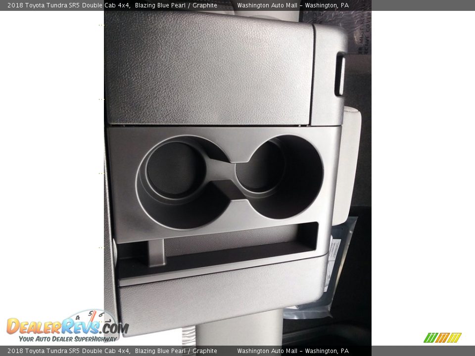 2018 Toyota Tundra SR5 Double Cab 4x4 Blazing Blue Pearl / Graphite Photo #17