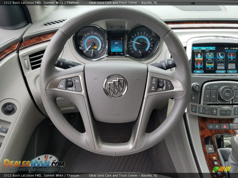 2013 Buick LaCrosse FWD Summit White / Titanium Photo #20