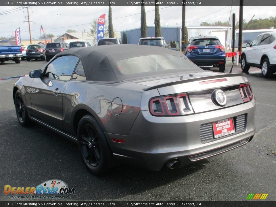 2014 Ford Mustang V6 Convertible Sterling Gray / Charcoal Black Photo #5
