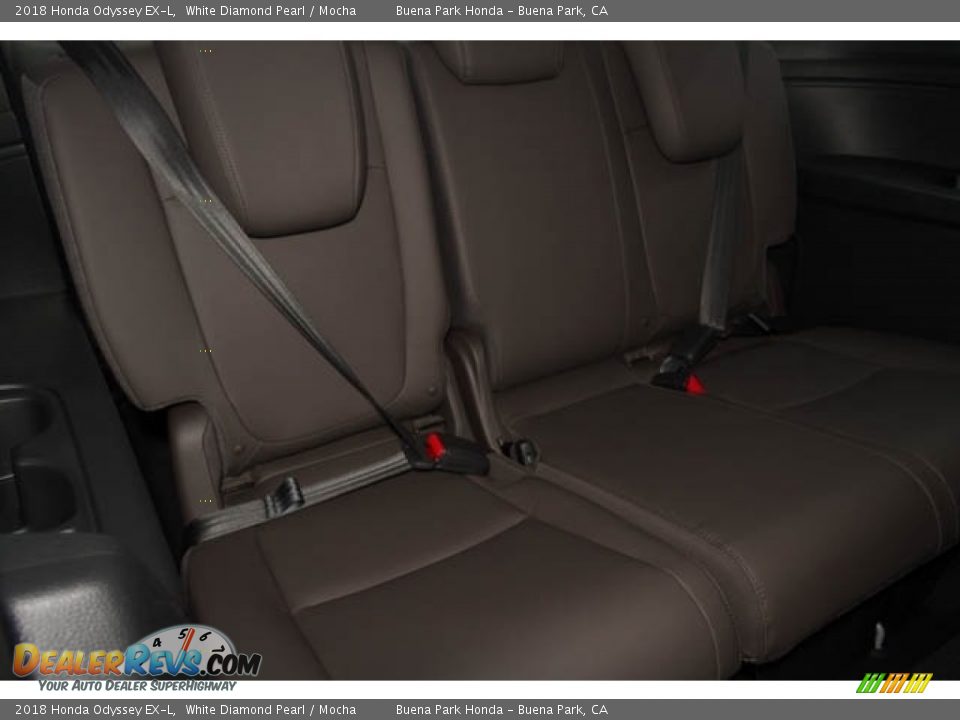 2018 Honda Odyssey EX-L White Diamond Pearl / Mocha Photo #34