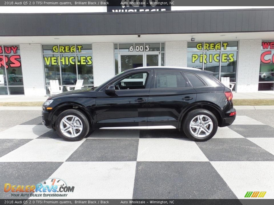 2018 Audi Q5 2.0 TFSI Premium quattro Brilliant Black / Black Photo #1