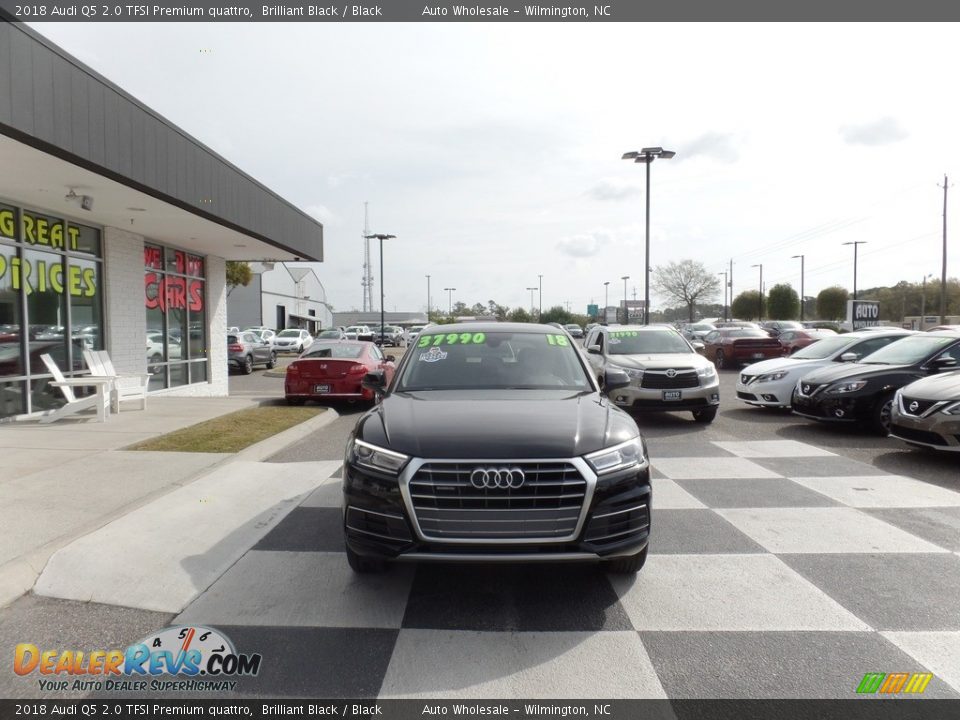2018 Audi Q5 2.0 TFSI Premium quattro Brilliant Black / Black Photo #2