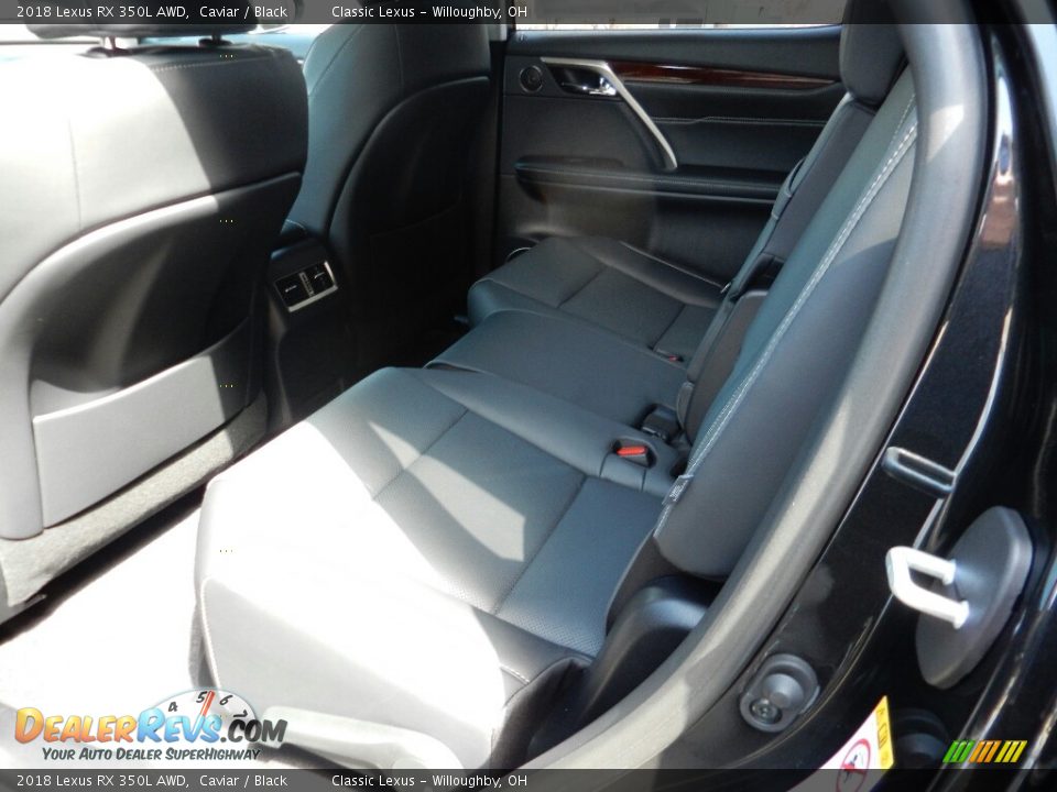Rear Seat of 2018 Lexus RX 350L AWD Photo #4