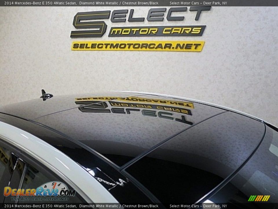 2014 Mercedes-Benz E 350 4Matic Sedan Diamond White Metallic / Chestnut Brown/Black Photo #11