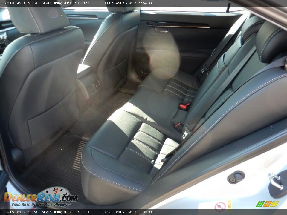 2018 Lexus ES 350 Silver Lining Metallic / Black Photo #4