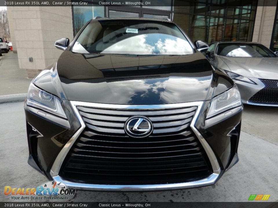 2018 Lexus RX 350L AWD Caviar / Stratus Gray Photo #1