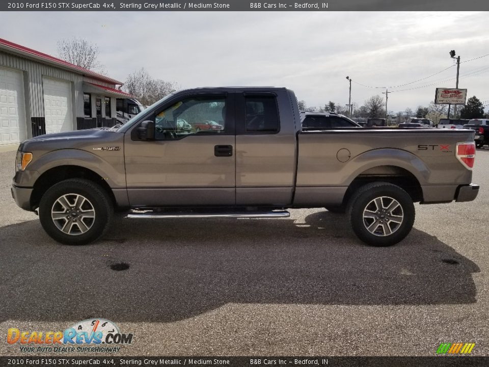 2010 Ford F150 STX SuperCab 4x4 Sterling Grey Metallic / Medium Stone Photo #1