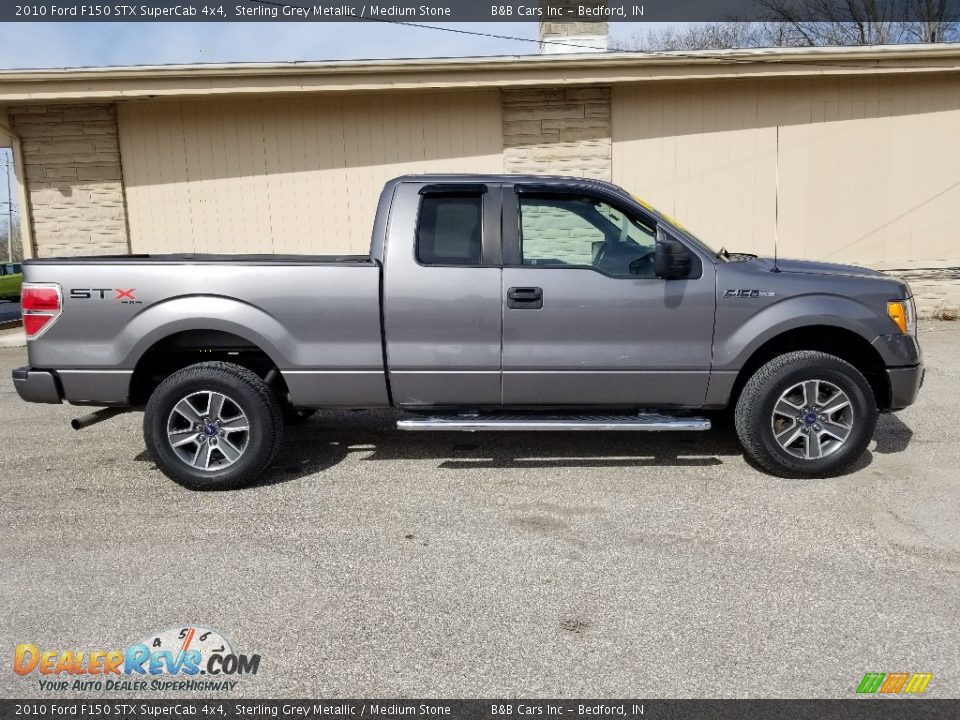 2010 Ford F150 STX SuperCab 4x4 Sterling Grey Metallic / Medium Stone Photo #2