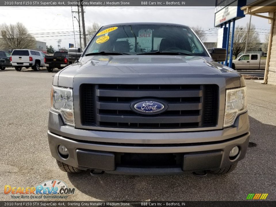 2010 Ford F150 STX SuperCab 4x4 Sterling Grey Metallic / Medium Stone Photo #3