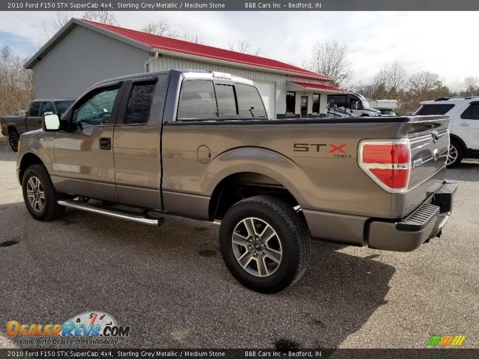 2010 Ford F150 STX SuperCab 4x4 Sterling Grey Metallic / Medium Stone Photo #5
