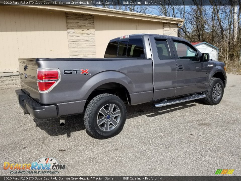 2010 Ford F150 STX SuperCab 4x4 Sterling Grey Metallic / Medium Stone Photo #6