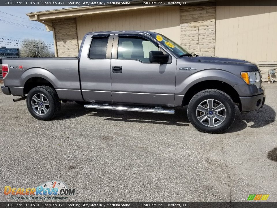 2010 Ford F150 STX SuperCab 4x4 Sterling Grey Metallic / Medium Stone Photo #7