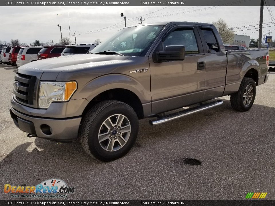 2010 Ford F150 STX SuperCab 4x4 Sterling Grey Metallic / Medium Stone Photo #8